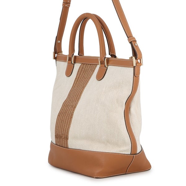 デルヴォー トートバッグ エブリーD キャンバス レザー DELVAUX 2way