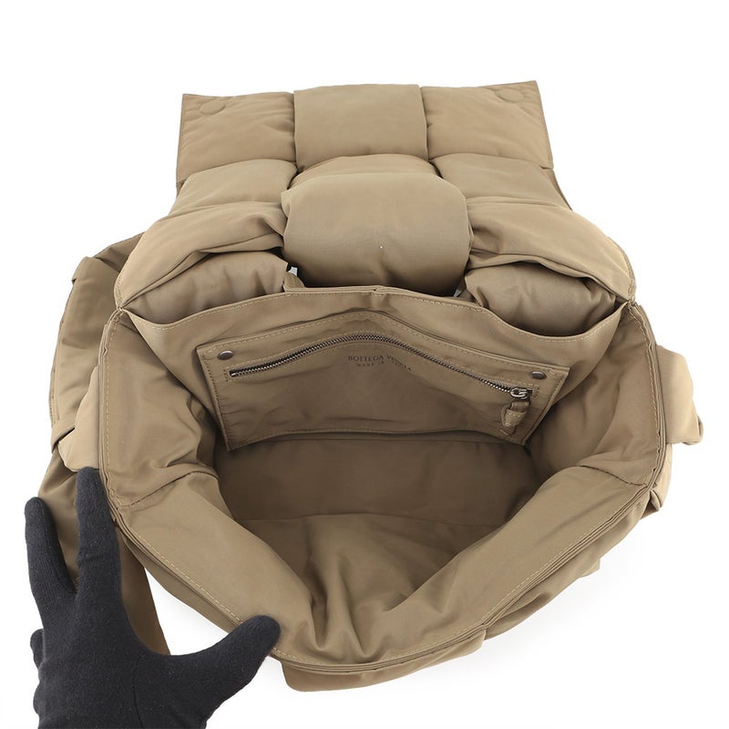 ボッテガヴェネタ ショルダーバッグ ラージ カセット ナイロン 743623 BOTTEGA VENETA