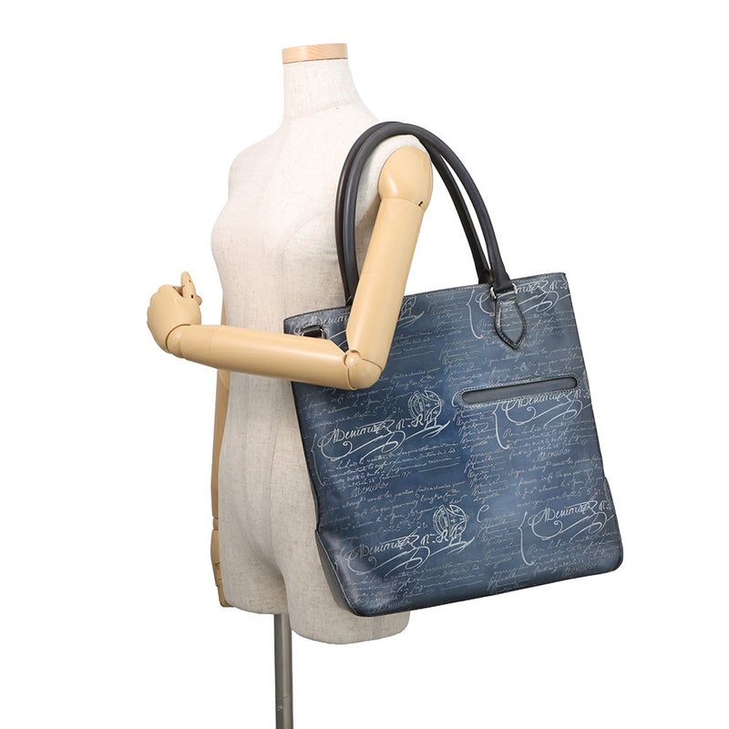 ベルルッティ トートバッグ トゥジュール バーティカル プラチナパティーヌ Berluti