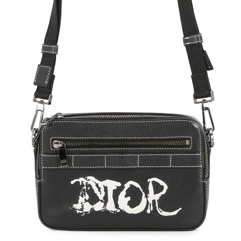 クリスチャン・ディオール ショルダーバッグ ピータードイグコラボ サファリ メッセンジャーバッグ 1ESPO206UCE 黒