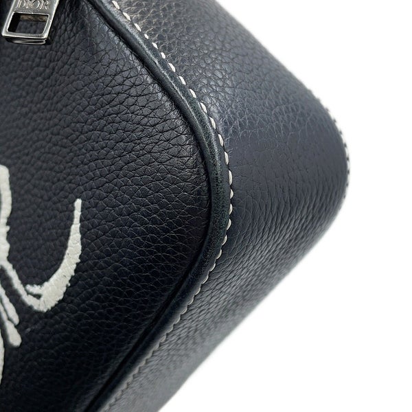 クリスチャン・ディオール ショルダーバッグ ピータードイグコラボ サファリ メッセンジャーバッグ 1ESPO206UCE 黒