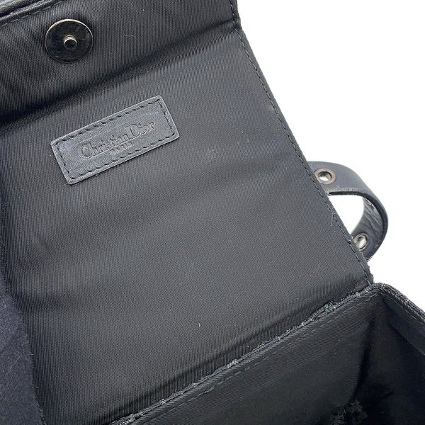 ディオール ハンドバッグ オブリーク ストリートシック バニティバッグ キャンバス ABB2496 Christian Dior トロッター 黒
