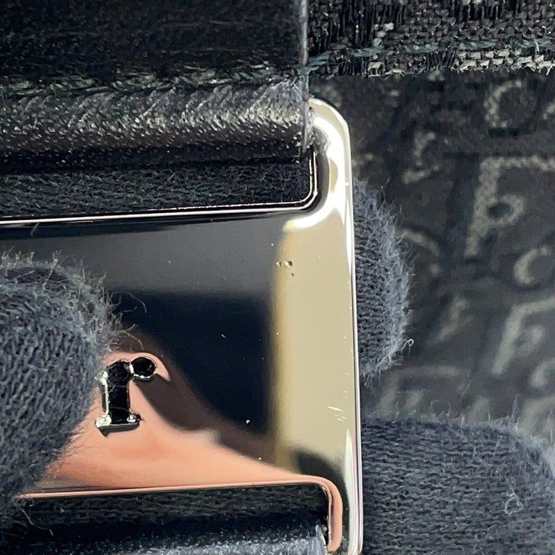 ディオール ハンドバッグ オブリーク ストリートシック バニティバッグ キャンバス ABB2496 Christian Dior トロッター 黒