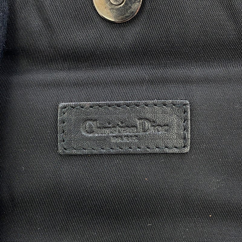 ディオール ハンドバッグ オブリーク ストリートシック バニティバッグ キャンバス ABB2496 Christian Dior トロッター 黒