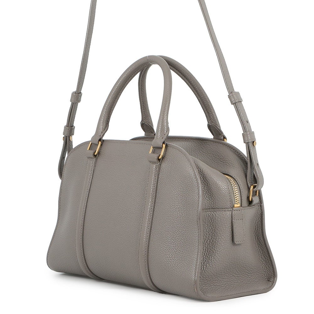 サンローランパリ ハンドバッグ ダッフルロック レザー 655008 SAINT