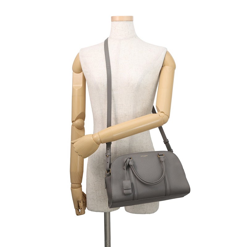 サンローランパリ ハンドバッグ ダッフルロック レザー 655008 SAINT LAURENT PARIS 2way