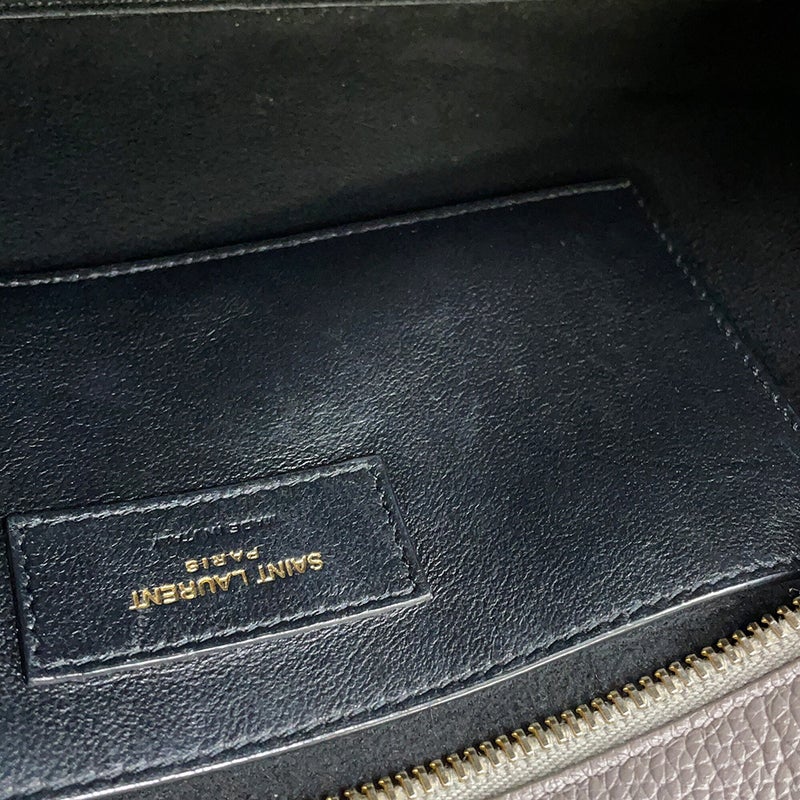 サンローランパリ ハンドバッグ ダッフルロック レザー 655008 SAINT LAURENT PARIS 2way