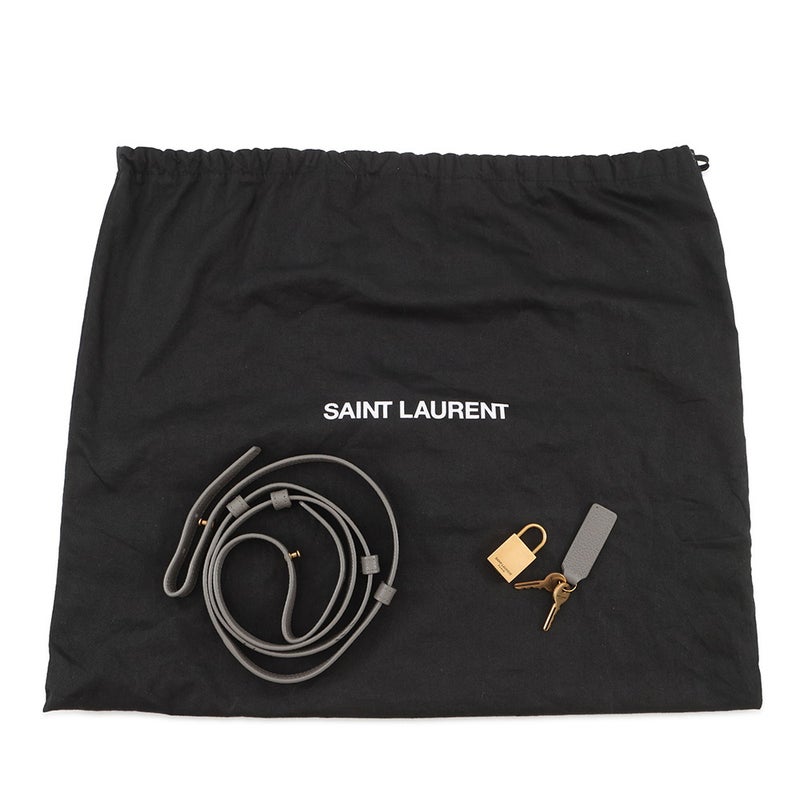 サンローランパリ ハンドバッグ ダッフルロック レザー 655008 SAINT LAURENT PARIS 2way