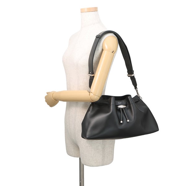 ジミーチュウ ハンドバッグ シンチ ミディアム カーフレザー BONBONBCKTEWHUT JIMMY CHOO 2way 黒