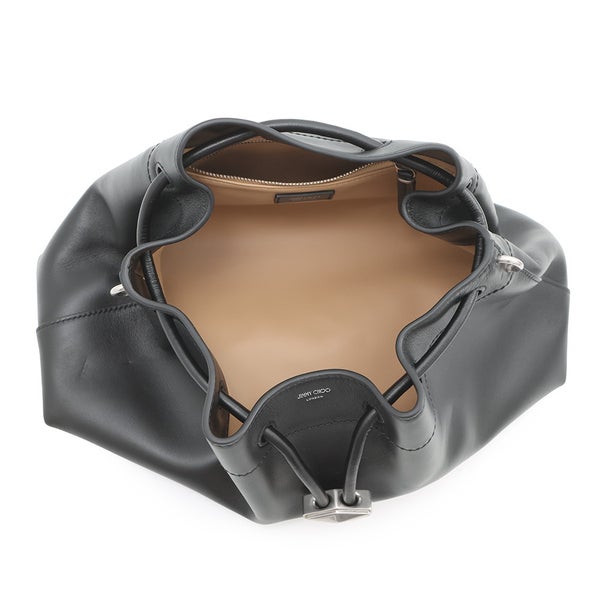 ジミーチュウ ハンドバッグ シンチ ミディアム カーフレザー BONBONBCKTEWHUT JIMMY CHOO 2way 黒