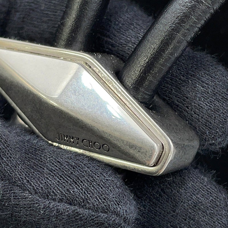ジミーチュウ ハンドバッグ シンチ ミディアム カーフレザー BONBONBCKTEWHUT JIMMY CHOO 2way 黒