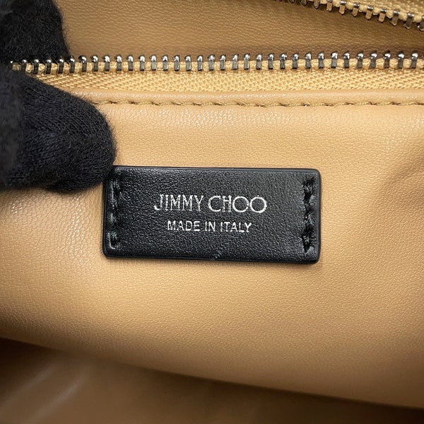 ジミーチュウ ハンドバッグ シンチ ミディアム カーフレザー BONBONBCKTEWHUT JIMMY CHOO 2way 黒
