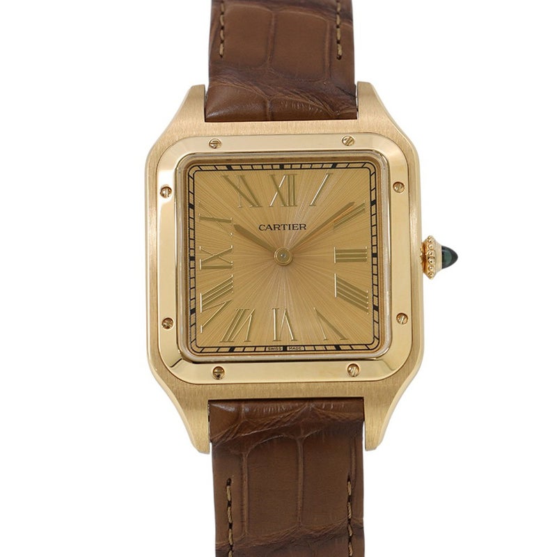 カルティエ サントス デュモン XL WGSA0111 Cartier 腕時計 ゴールド文字盤