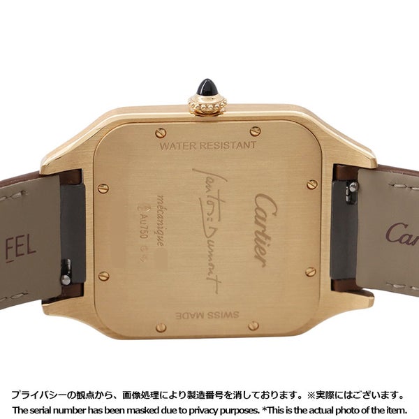 カルティエ サントス デュモン XL WGSA0111 Cartier 腕時計 ゴールド文字盤