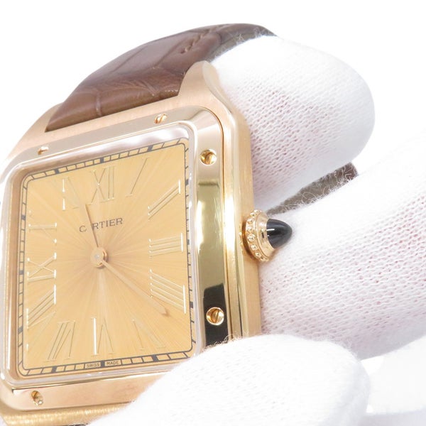 カルティエ サントス デュモン XL WGSA0111 Cartier 腕時計 ゴールド文字盤