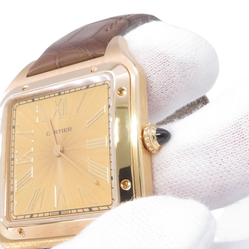 カルティエ サントス デュモン XL WGSA0111 Cartier 腕時計 ゴールド文字盤
