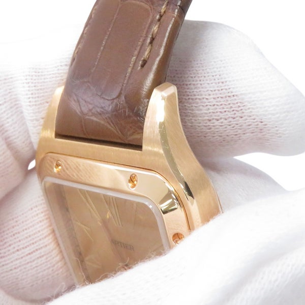 カルティエ サントス デュモン XL WGSA0111 Cartier 腕時計 ゴールド文字盤