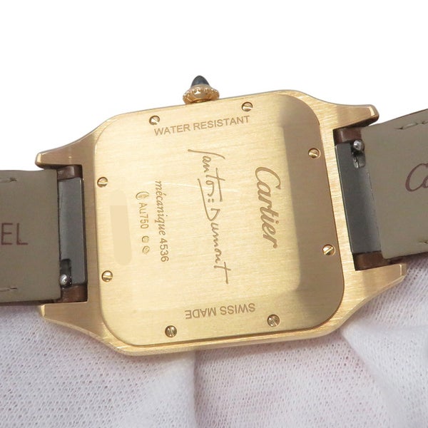 カルティエ サントス デュモン XL WGSA0111 Cartier 腕時計 ゴールド文字盤