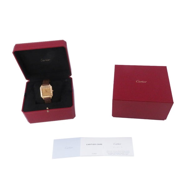 カルティエ サントス デュモン XL WGSA0111 Cartier 腕時計 ゴールド文字盤