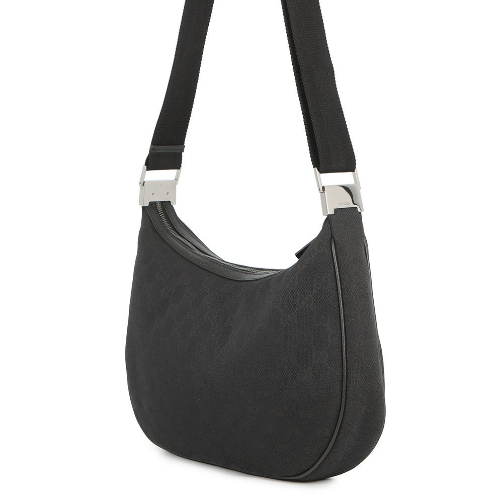 グッチ ショルダーバッグ GGキャンバス 122790 GUCCI バッグ 黒 安心