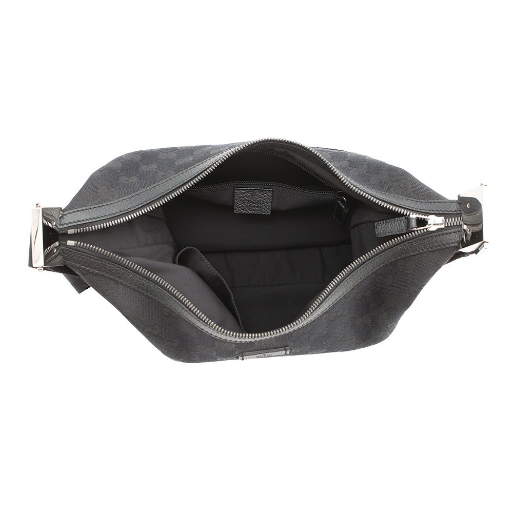 グッチ ショルダーバッグ GGキャンバス 122790 GUCCI バッグ 黒 安心