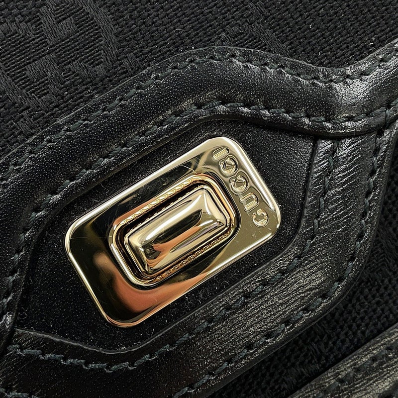 グッチ ハンドバッグ ルーチェ ミニ GGキャンバス レザー 790038 GUCCI バッグ 黒