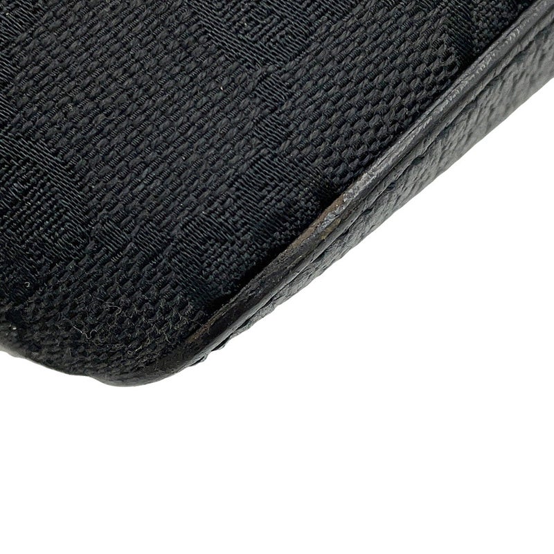 グッチ ショルダーバッグ GGキャンバス レザー 115003 GUCCI ワンショルダー 黒