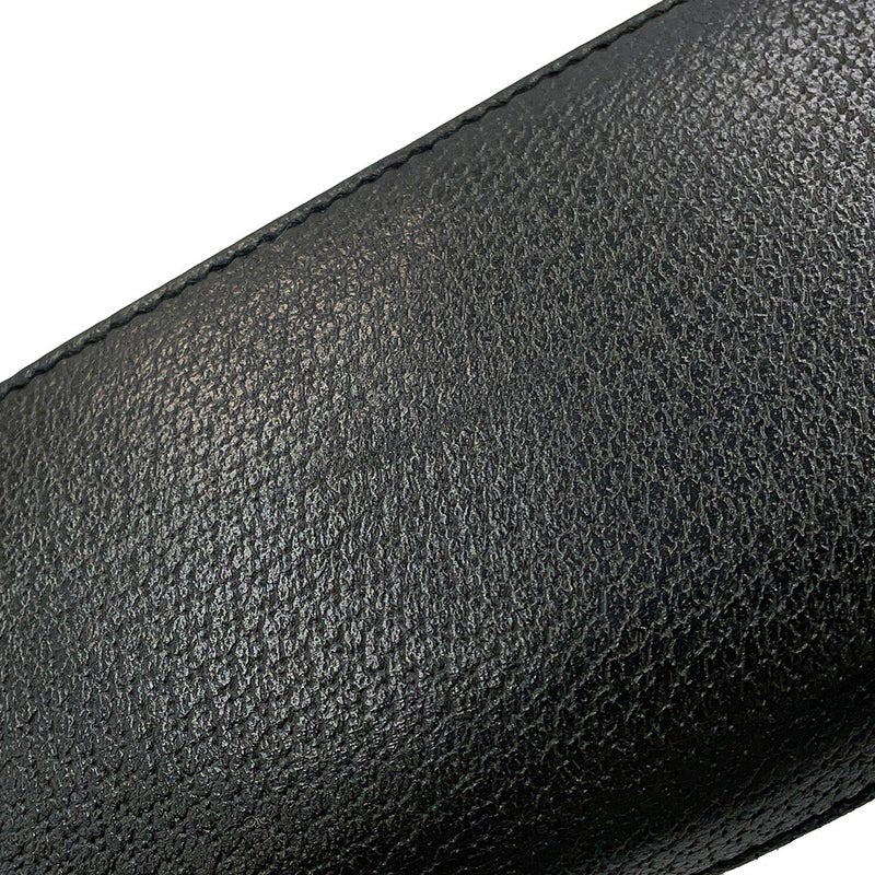 グッチ ショルダーバッグ GGキャンバス レザー 115003 GUCCI ワンショルダー 黒