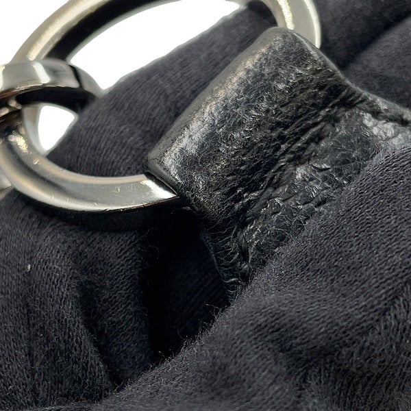グッチ ショルダーバッグ GGキャンバス レザー 115003 GUCCI ワンショルダー 黒