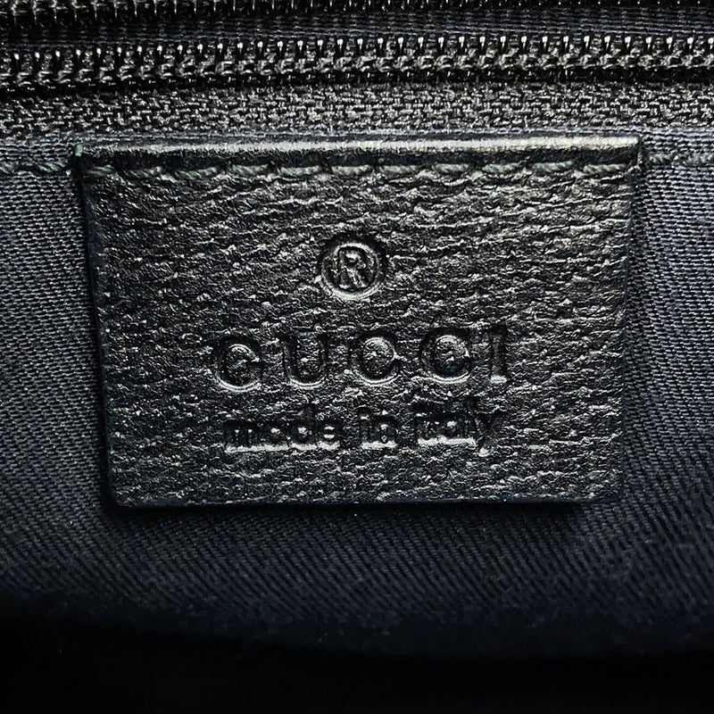 グッチ ショルダーバッグ GGキャンバス レザー 115003 GUCCI ワンショルダー 黒