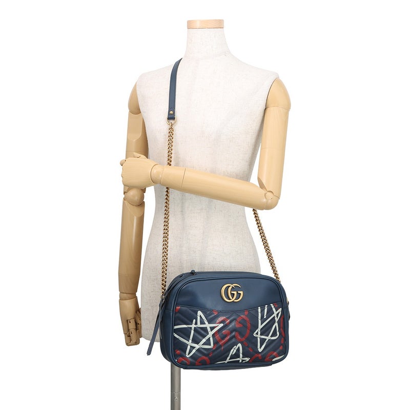 グッチ ショルダーバッグ GGマーモント ゴースト キルティング 443499 GUCCI アウトレット品