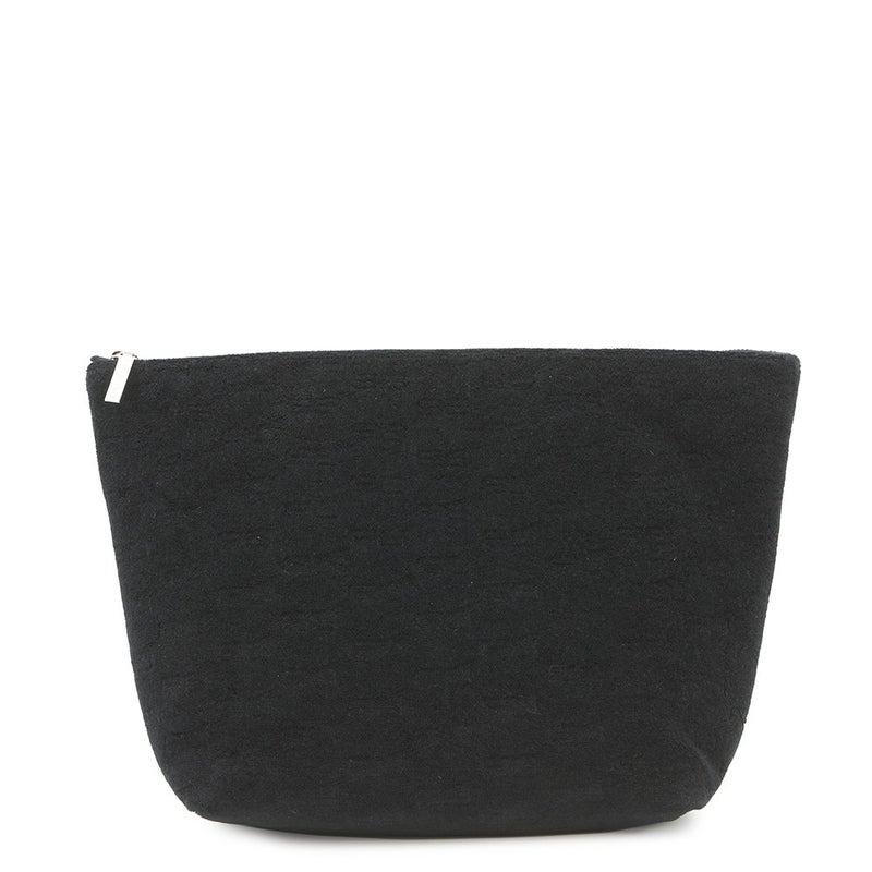 バレンシアガ クラッチバッグ BBモノグラム  パイル 695537 BALENCIAGA ポーチ 黒