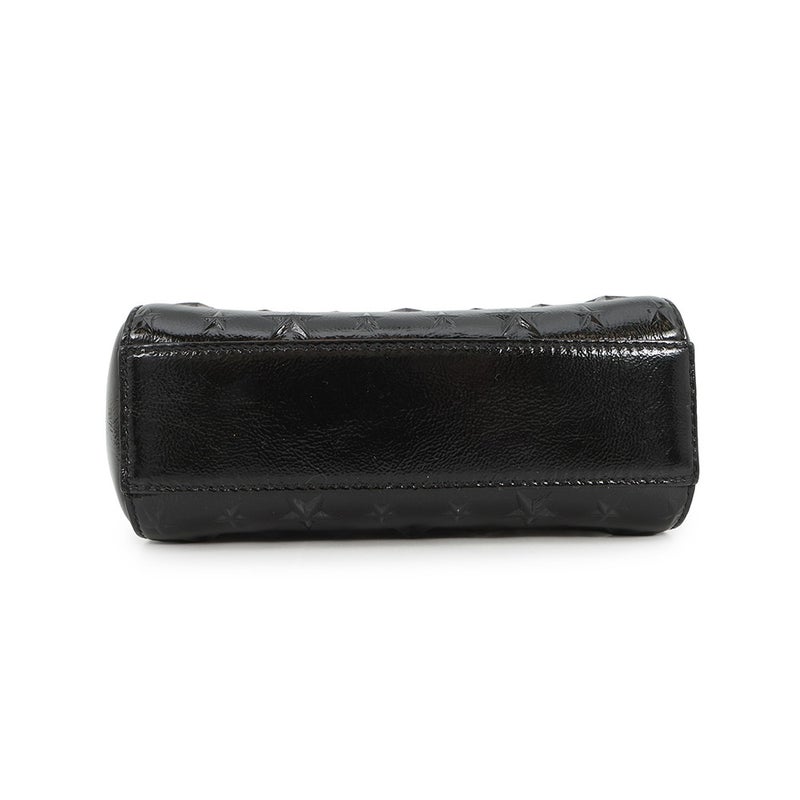 ジミーチュウ ハンドバッグ ペガシ ミニ スターエンボス レザー JIMMY CHOO 2wayバッグ 黒