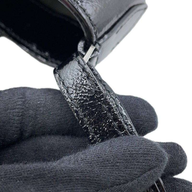 ジミーチュウ ハンドバッグ ペガシ ミニ スターエンボス レザー JIMMY CHOO 2wayバッグ 黒