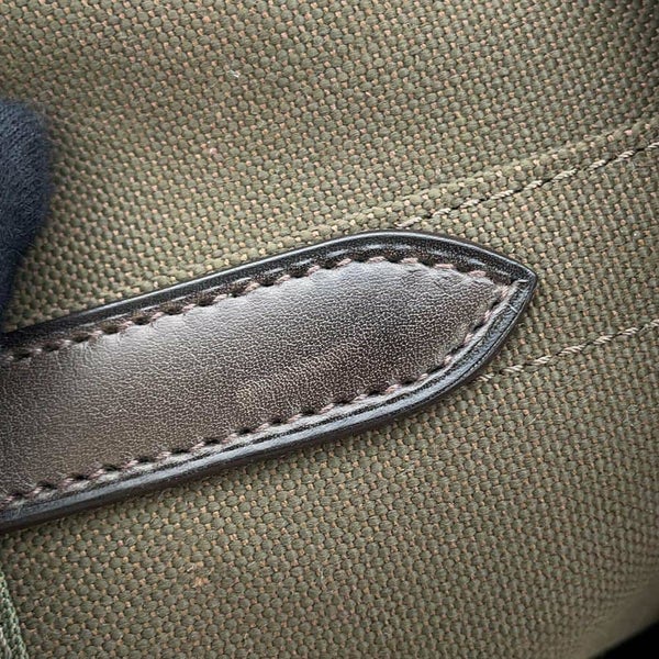 エルメス サックドパンサージュ グルーム SAC DE PANSAGE GROOM カーキ/フ― X刻印 2wayショルダーバッグ