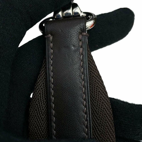 エルメス サックドパンサージュ グルーム SAC DE PANSAGE GROOM カーキ/フ― X刻印 2wayショルダーバッグ