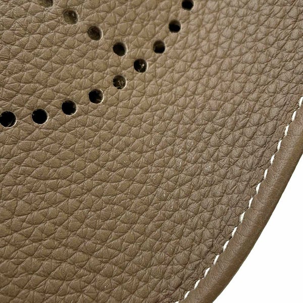 エルメス エブリンTPM アマゾン エトゥープ/ブルーインディゴ/シルバー金具 トリヨンクレマンス U刻印