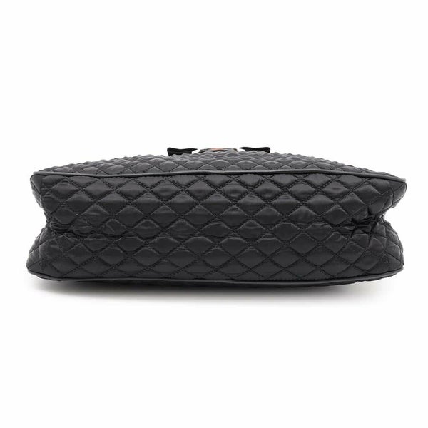 サルヴァトーレ・フェラガモ ハンドバッグ ヴァラリボン キルティング ナイロン GG-21D919 Ferragamo 黒