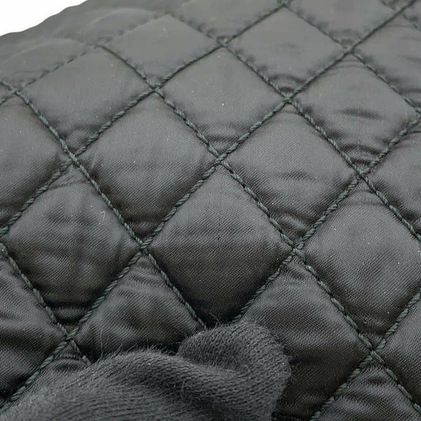 サルヴァトーレ・フェラガモ ハンドバッグ ヴァラリボン キルティング ナイロン GG-21D919 Ferragamo 黒