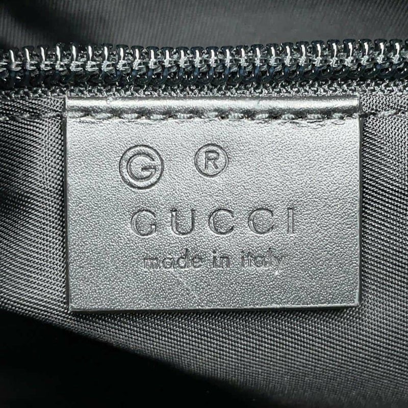 グッチ ショルダーバッグ シェリーライン キャンバス 631195 GUCCI バッグ ウェブ 黒 アウトレット品
