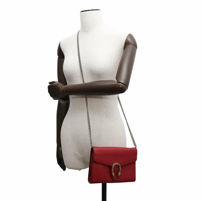 グッチ チェーンウォレット ディオニュソス ミニ レザー 401231 GUCCI 財布 チェーンショルダーバッグ