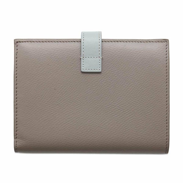 セリーヌ 二つ折り財布 ミディアム ストラップ ウォレット バイカラー 10B643BRU CELINE 財布