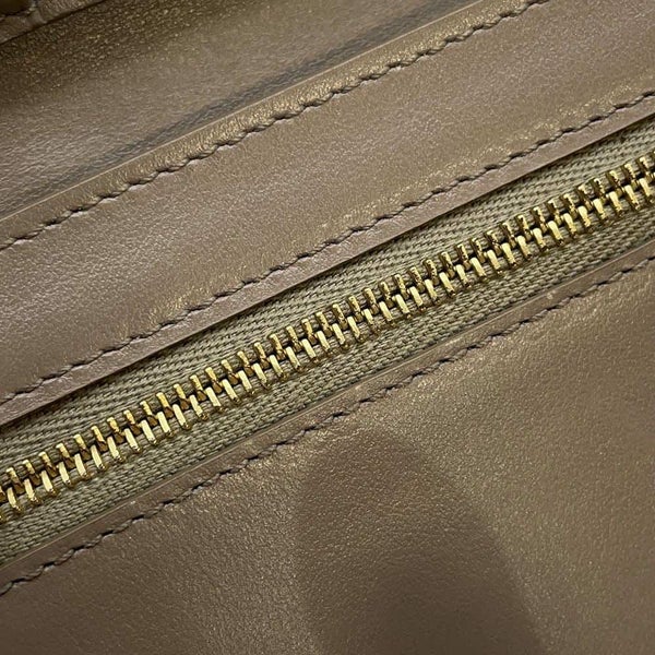 セリーヌ 二つ折り財布 ミディアム ストラップ ウォレット バイカラー 10B643BRU CELINE 財布