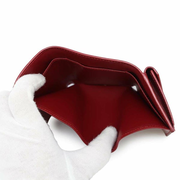 プラダ 三つ折り財布  サフィアーノ コンパクトウォレット 1MH021 PRADA 財布 レッド 赤