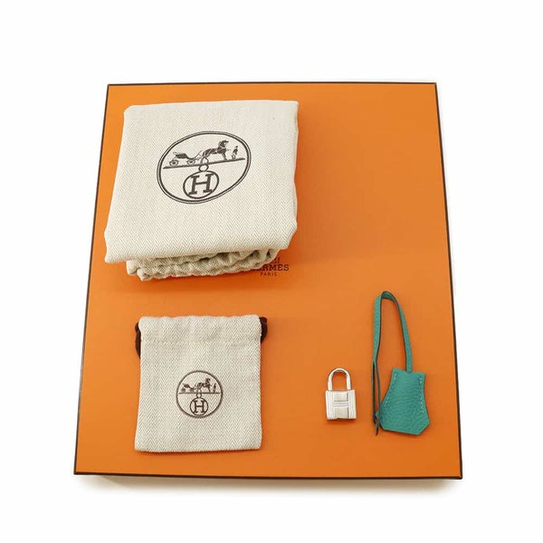 エルメス バーキン25 ヴェルソ ヴェールヴェロン/ブルーイズミール/シルバー金具 トゴ Z刻印 HERMES Birkin