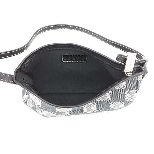 ロエベ ハンドバッグ アナグラム キャンバス/レザー LOEWE アクセサリーポーチ