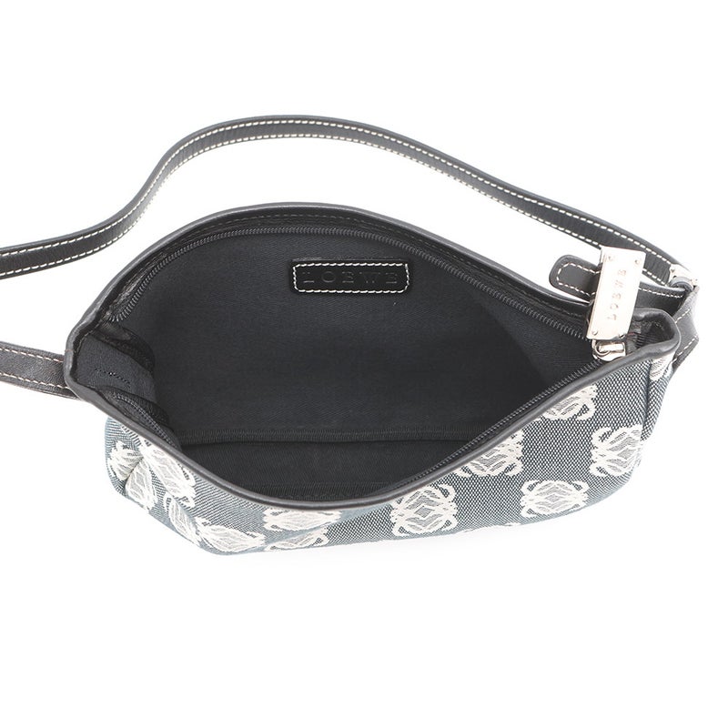 ロエベ ハンドバッグ アナグラム キャンバス/レザー LOEWE アクセサリーポーチ