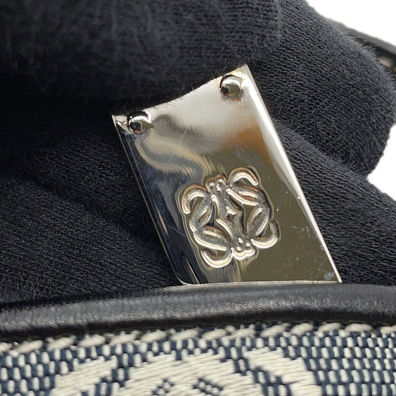 ロエベ ハンドバッグ アナグラム キャンバス/レザー LOEWE アクセサリーポーチ