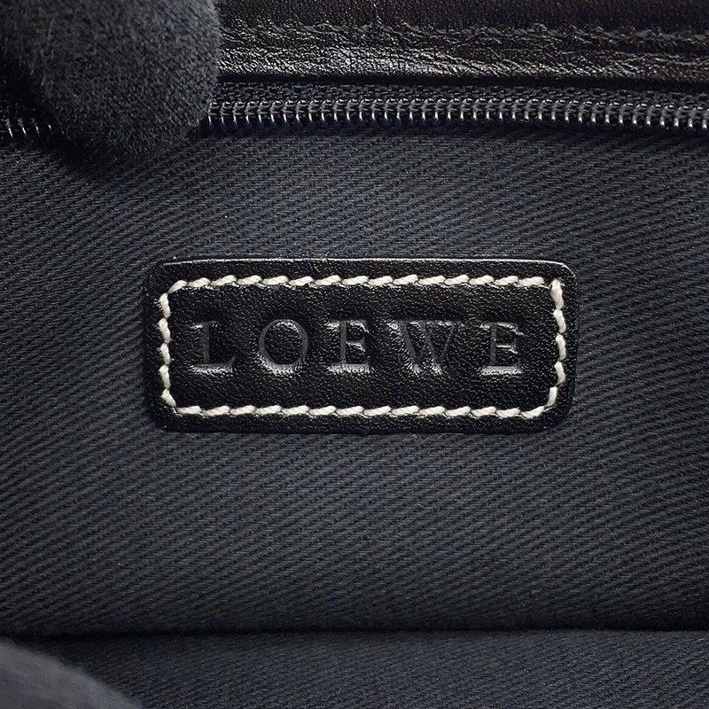 ロエベ ハンドバッグ アナグラム キャンバス/レザー LOEWE アクセサリーポーチ