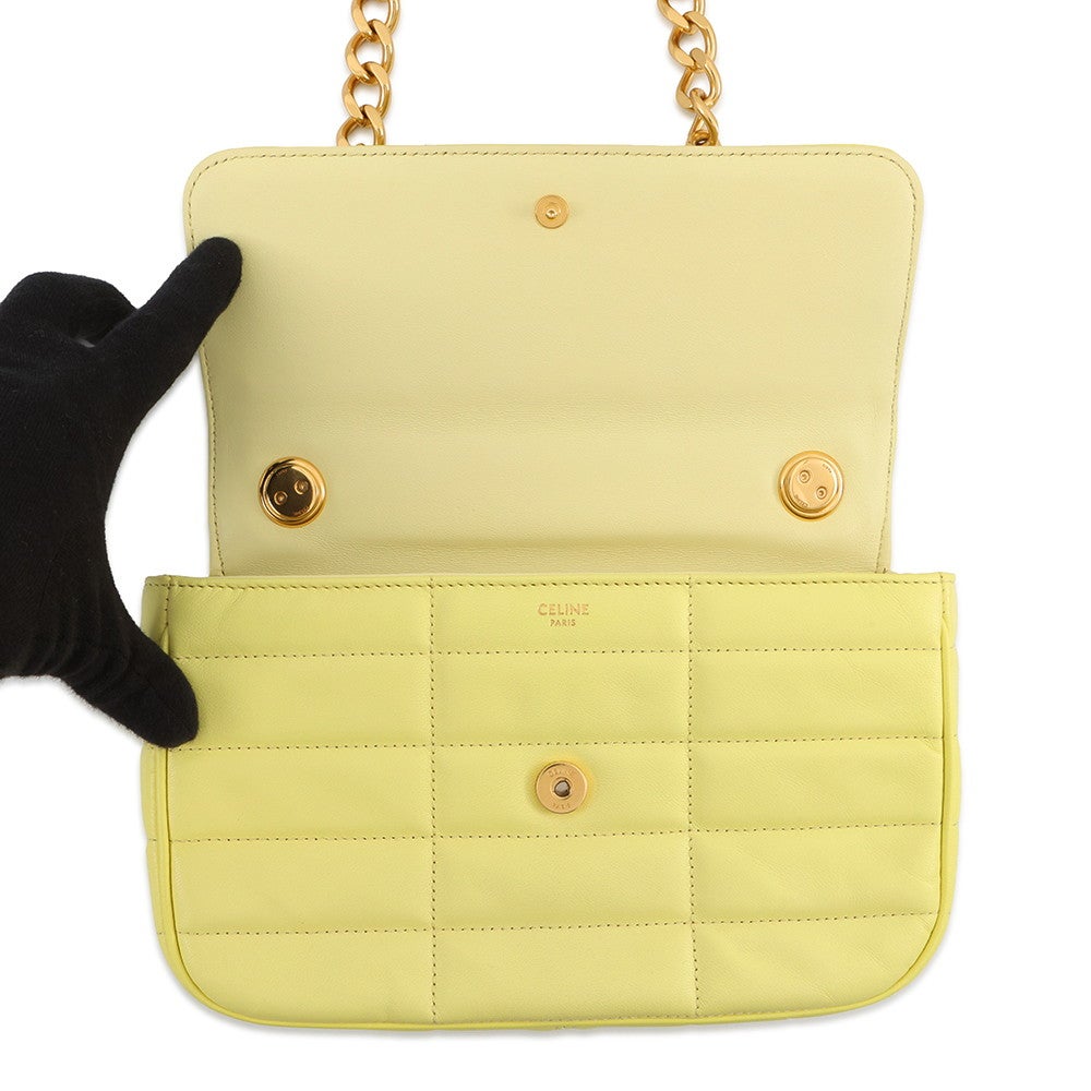 セリーヌ チェーンショルダーバッグ マトラッセ モノクローム 111273EPZ CELINE ワンショルダー セリーヌ チェーン マトラッセ モノクローム ショルダーバッグ